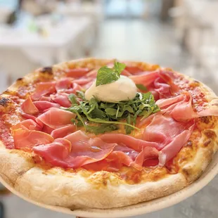 Parma Ham &amp; Burrata  Pizza
