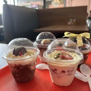 Parfait (different flavors)