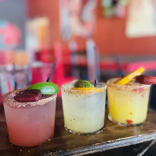Margarita flight (watermelon, classic, mango) May 2022