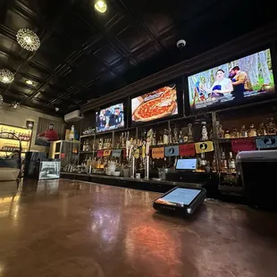 Inside - bar seating area