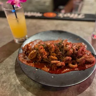 Fried calamari
