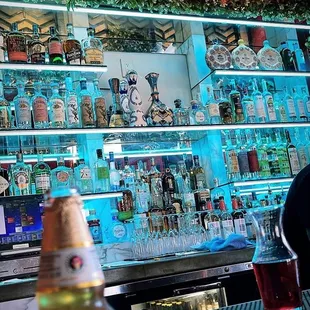 a man sitting at a bar