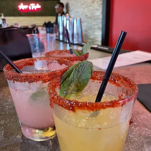 Watermelon and Passion fruit margarita