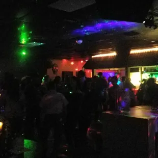 a group of people dancing