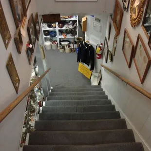 Don't forget to go down the steps and check the large basement area...