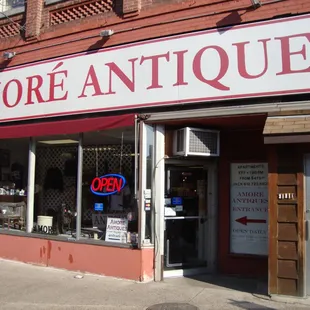 Front of the store, view looking northeast.