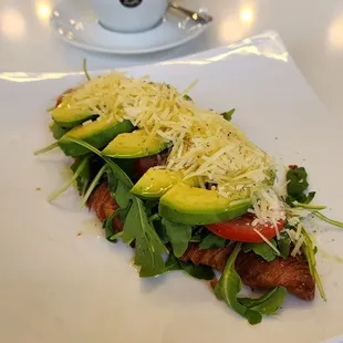 Avocado Croissant and Cortado