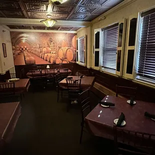 The back room for small groups.