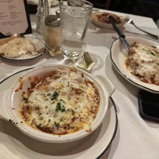 Lasagna and Chicken Parm (I think)