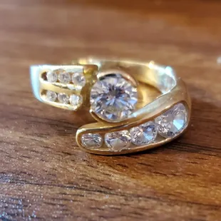 Ring is 3 generations of stones and gold from4 generations.