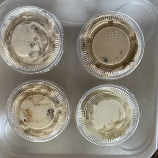 Four scoop flight  - perfect to go