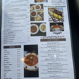 ramen and noodles, menu