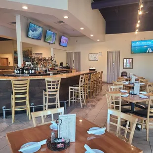 Bar area...very well stocked