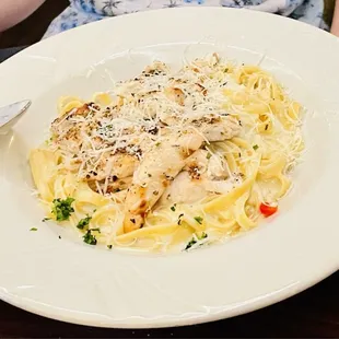 Chicken fettuccine Alfredo
