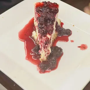 Blueberry compote Cheesecake