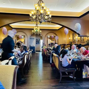 Dining room on Mother's Day