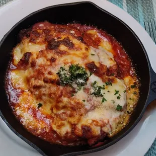 Amazing!  Similar to Chicken Parmesan but better.