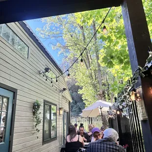 Outdoor seating area