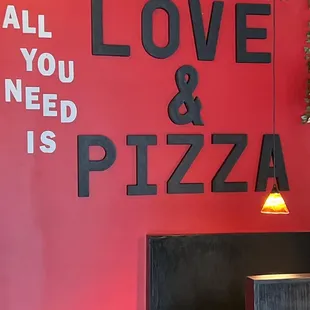 all you need is pizza