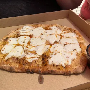 a pizza in a box