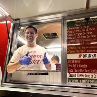 This guy makes great pizza, and he&apos;s super cool, too!
