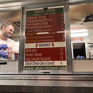 a man ordering a menu at a restaurant