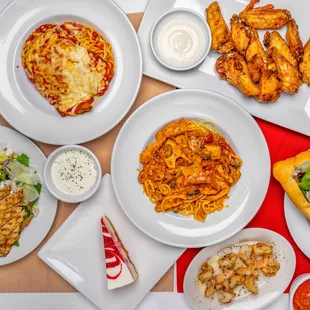 Amore&apos;s Entrees with Appetizers and Desserts