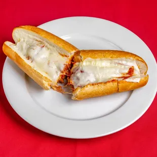 Meatball sub sandwich