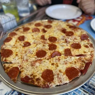 Thin Crust 1 Topping Pizza