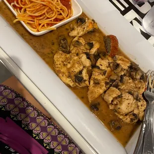 pasta dish, pasta, food