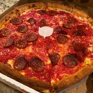 Medium Cheese Pizza + Pepperoni