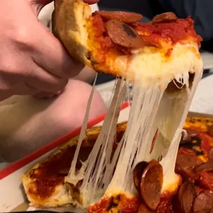 Pepperoni Medium Stuffed Pizza