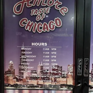 Unfortunately, if you're looking to dine in, make sure you're there by 8:30 PM, not by the 9 PM posted on the door. They won't serve you.