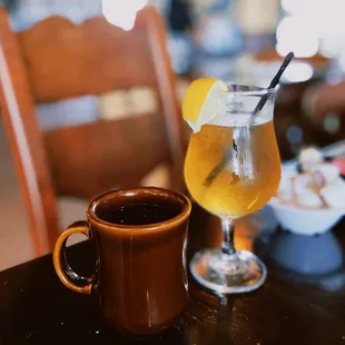 Cafe de Olla / $4.50 + Apple juice / $3.75