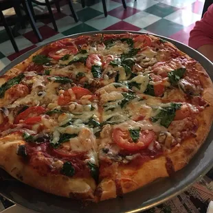 Florentine pizza