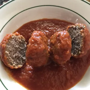 Meat balls. They were okay