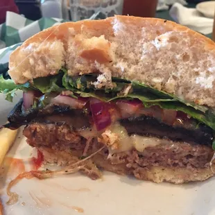 Portabella mushroom burger!