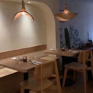 interior, sushi and sashimi