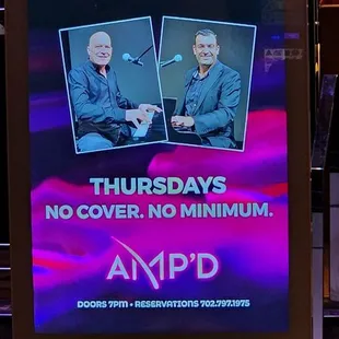 Inside Amp'd Lounge. August 2023