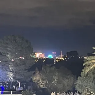 02/08/2024 you can see the Sphere from the outside patio