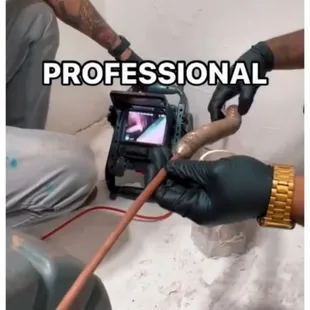 February special $99 camera inspection!! Let's see if it's a broke line. Something keeps making it back up!