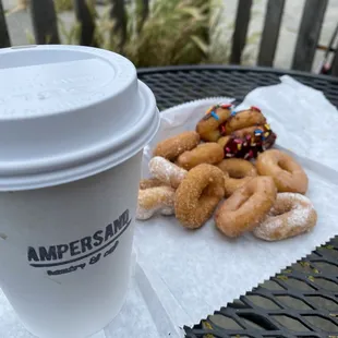 Coffee, donuts