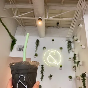 Smokey honey latte iced