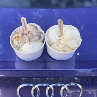 To Die For!! Pot O Gold, Bordeaux, Vanilla Lavender, Honeycomb and Whiskey Caramel Exceptional Ice Cream!!!