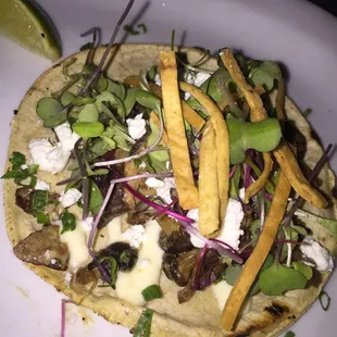 Wild Mushroom Tacos