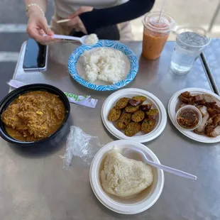 a woman eating