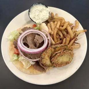 Gyro Sandwich Platter