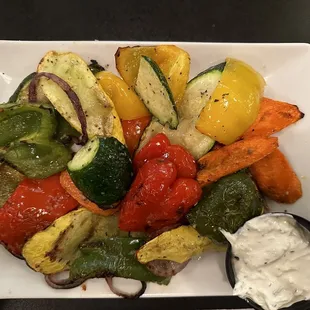 Grilled Roast Vegetable Platter