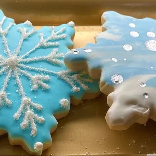 Snowflake cookies