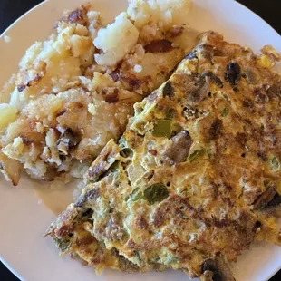 Philly cheesesteak omelet